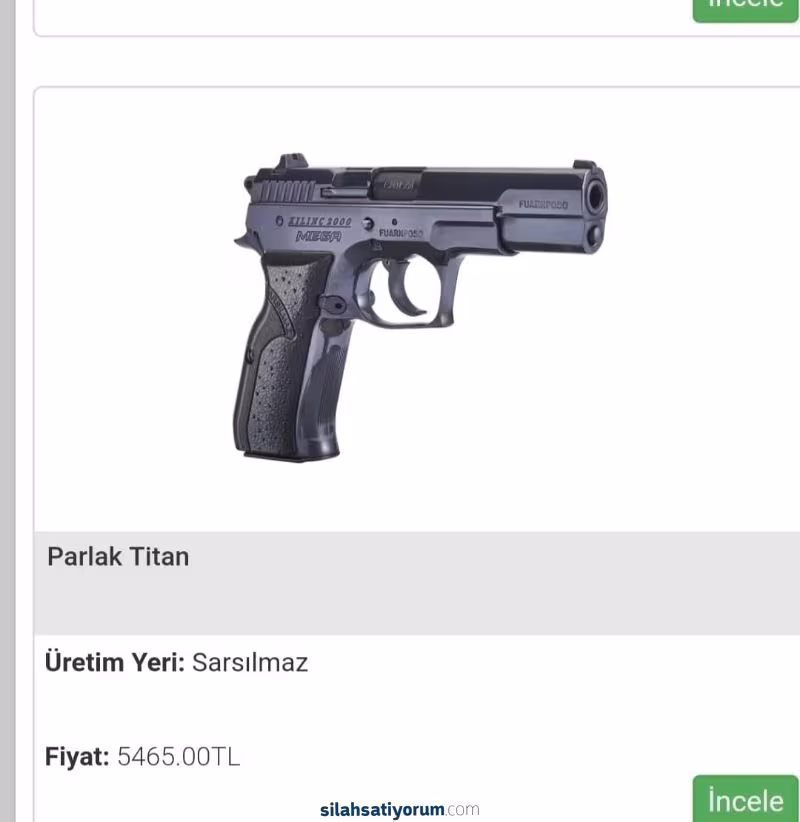 SARSILMAZ KILINÇ 2000 MEGA TİTAN