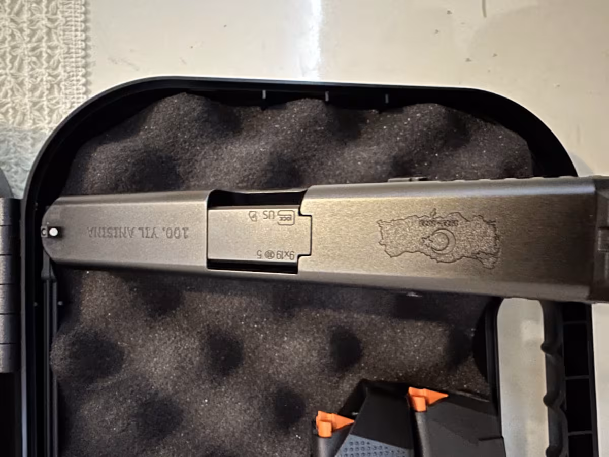 100. YIL GLOCK 19 GEN5 KOLEKSİYONLUK ÖZEL SERİ GLOCK19 GEN 5