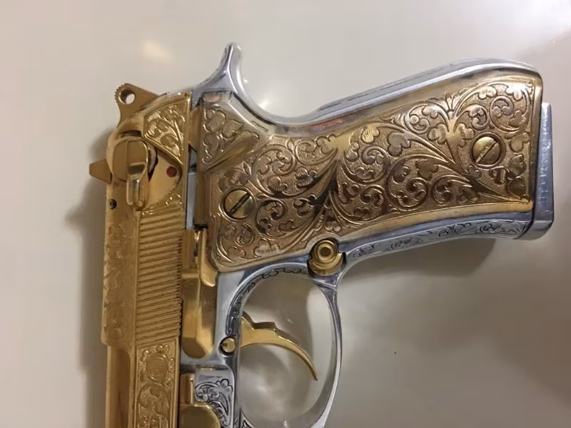 Beretta 9mm ALTIN KAPLAMA