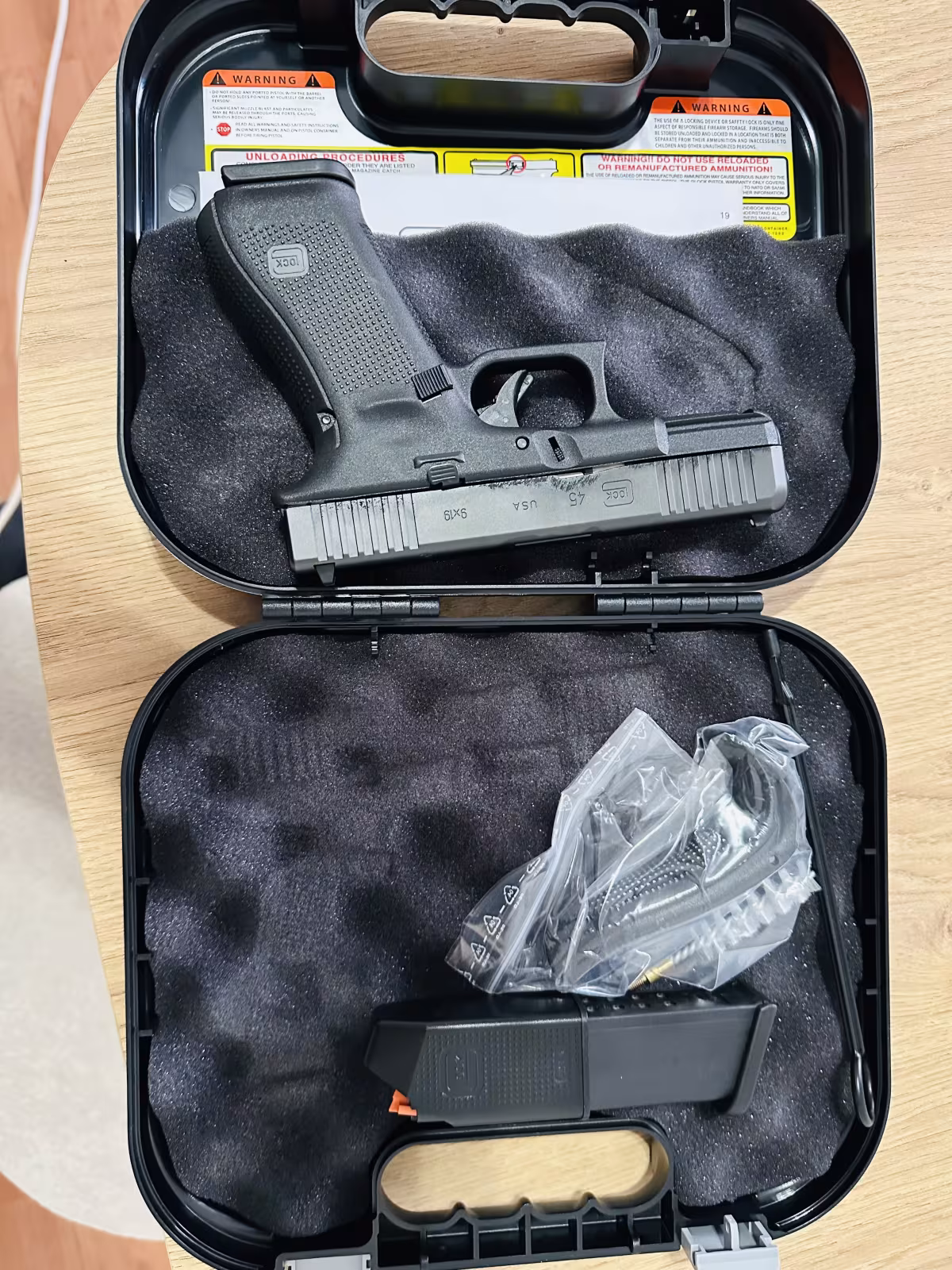 Glock g 45 sıfır hiç atış yapılmamış