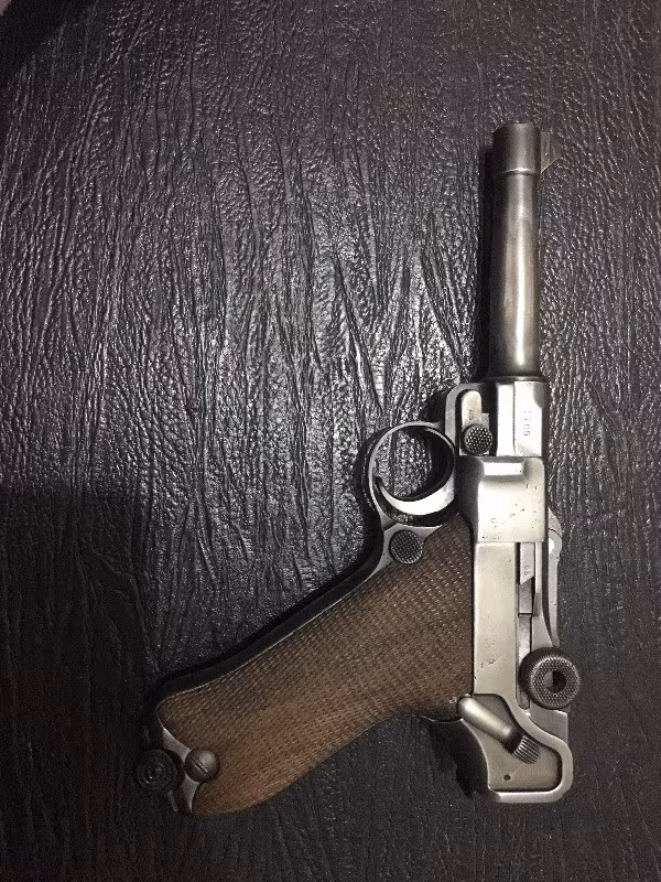 Luger P 08 makaralı parabellum