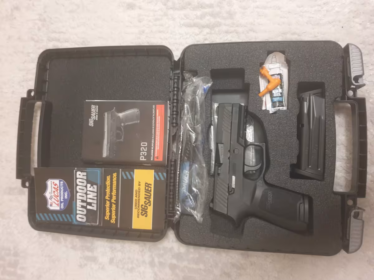 sig sauer p320 sıfır emekli kamu personelinden