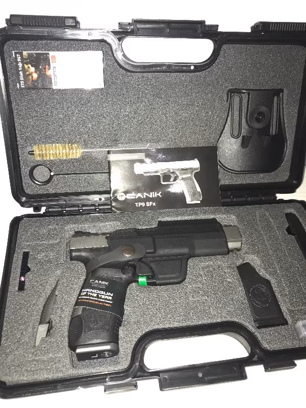 Polisten acil satılık  hiç kullanılmamış Canik TP9 SFX tungsten gri