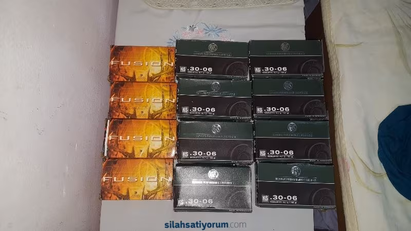 RWS 30,06 CALİBRE VE FOSİON 30,06 CALİBRE 165 GRN MERMİ