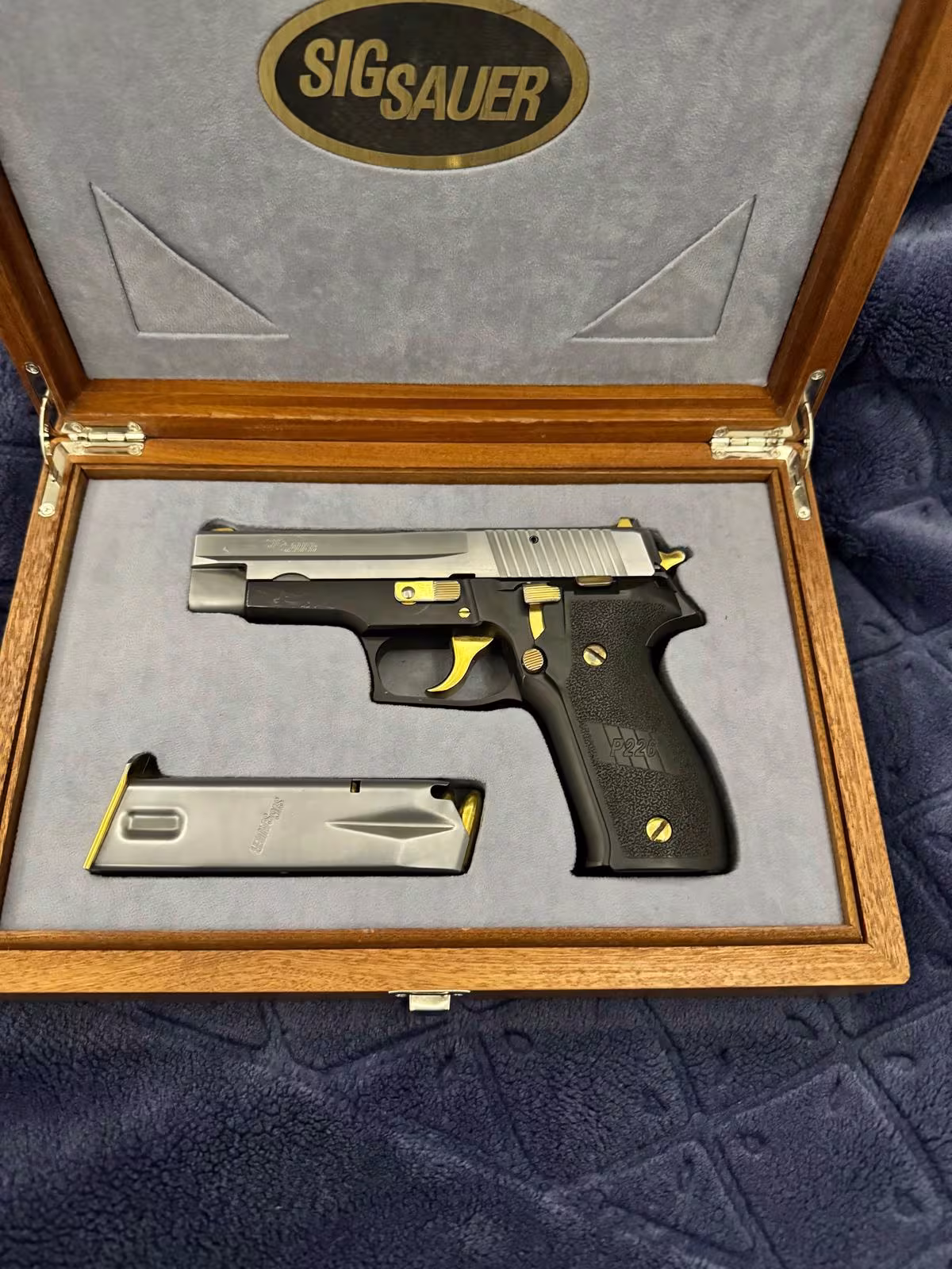 Kutusunda sığ Sauer P 226