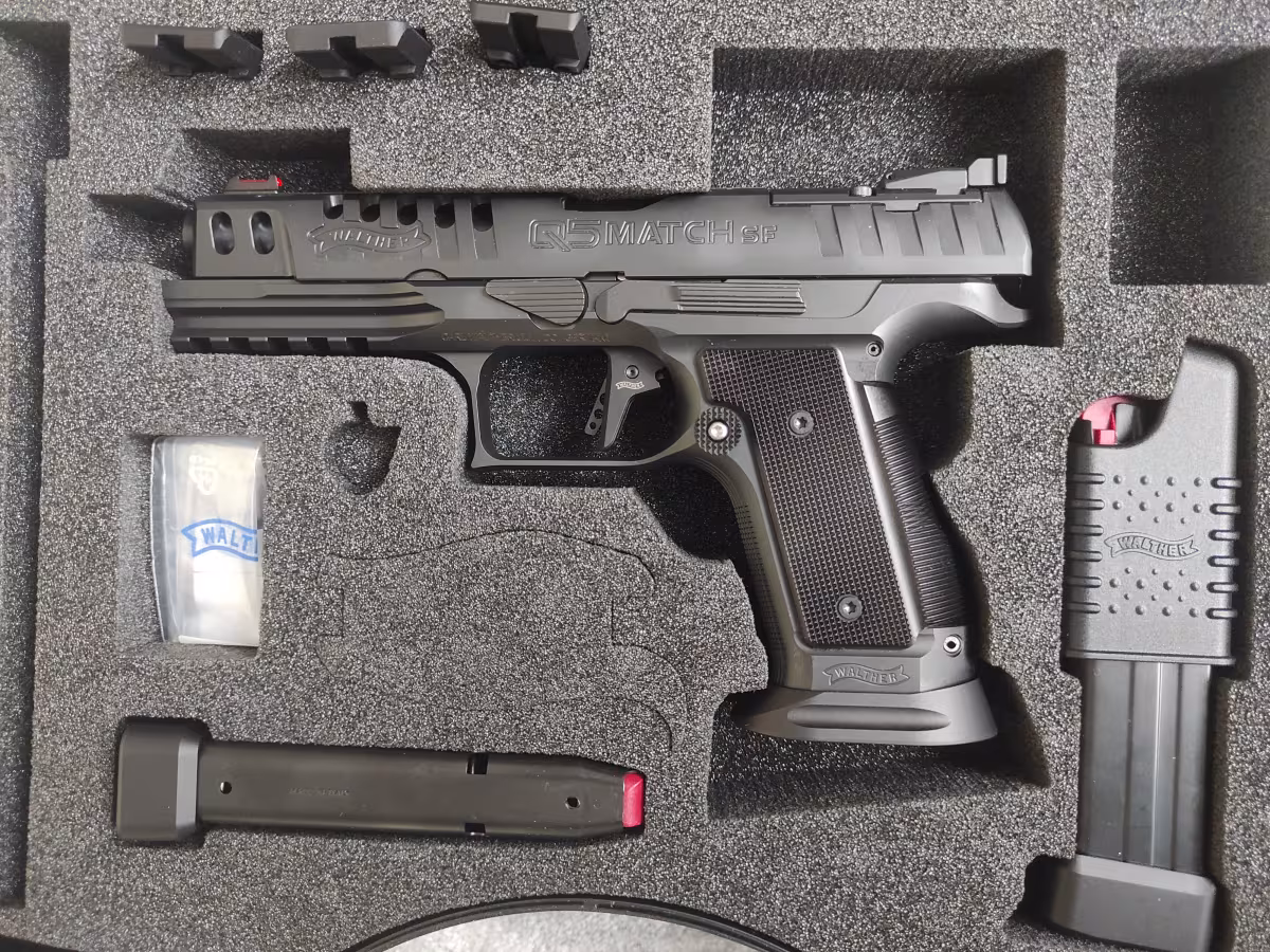 WALTHER Q5 MATCH SF BLACK RIBBON (SIFIR)