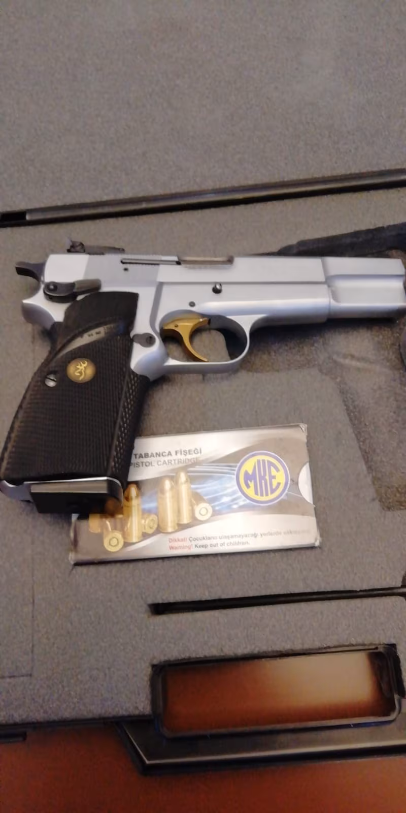 MEMURDAN BROWNİNG HP MK3 SİLVER KROM