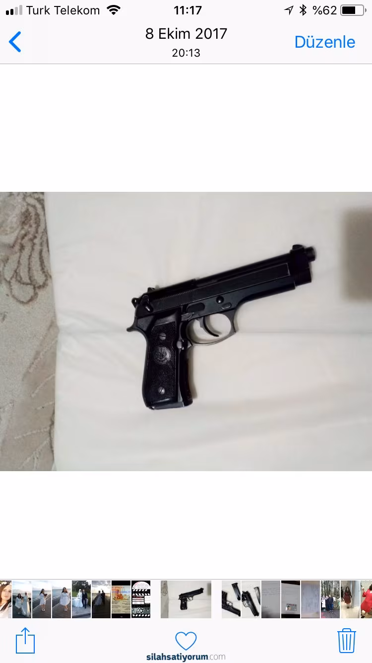 EMEKLİ UZMAN JANDARMA dan ORJİNAL SATILIK 92 FS 15+1 BERETTA