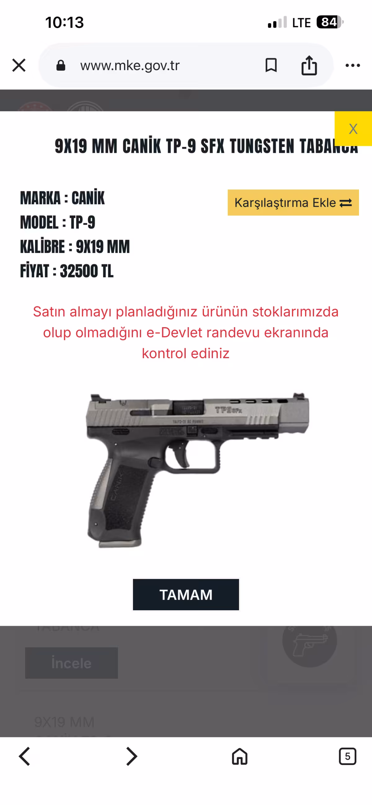 Canik TP-9 SFX Tungsten