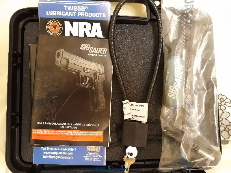 SİG SAUER P229 (SIFIR) YARGI MENSUBUNDAN; HİÇ KULLANILMAMIŞ