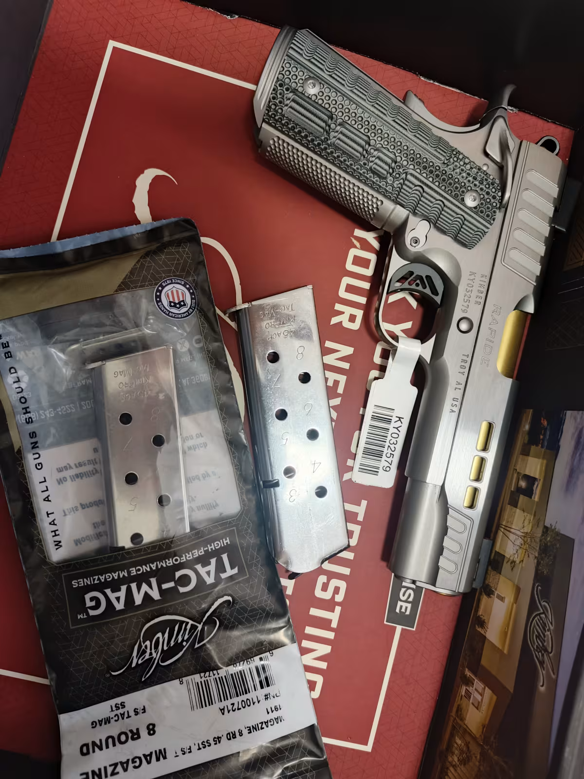 Kimber rapid kullanılmadı