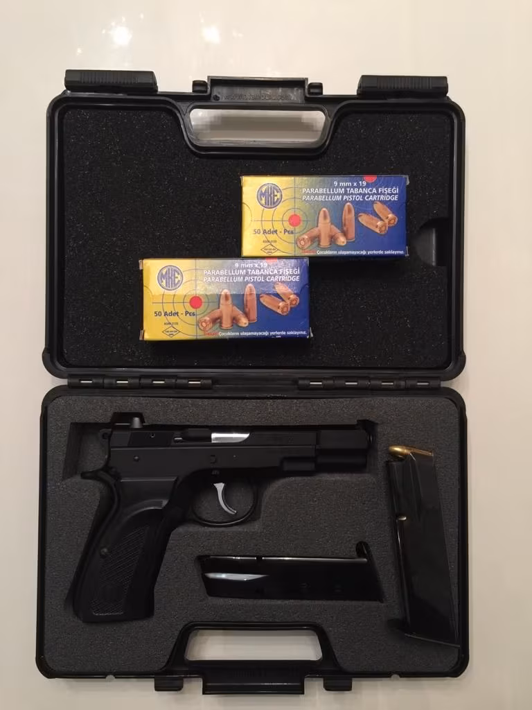 9 MM CANİK 55 BULUNDURMA RUHSATLI 100 MERMİ İLE