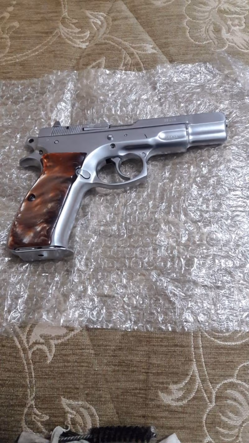 Cz 75  Çekoslavakya yapımı krom kaplama