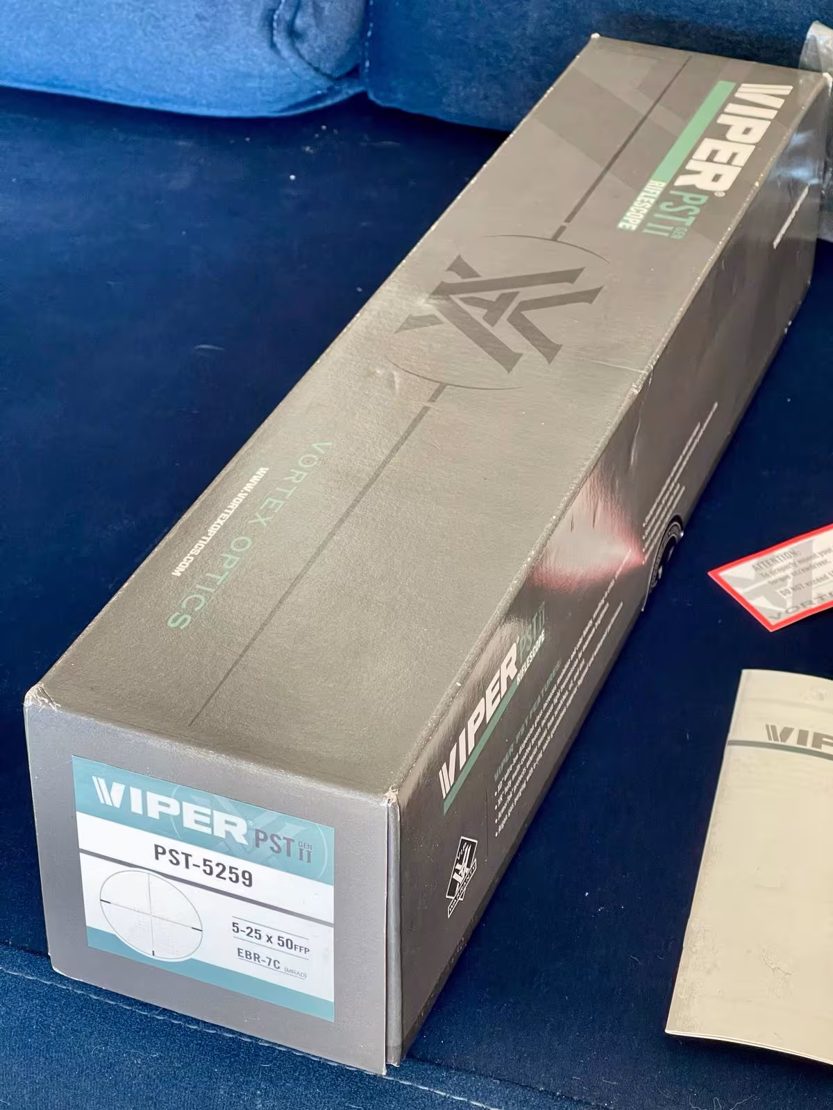 Vortex Viper PST Gen II 5-25x50 FFP EBR-7C + Vortex Pro Rings + Tenebraex Tactical Tough Caps