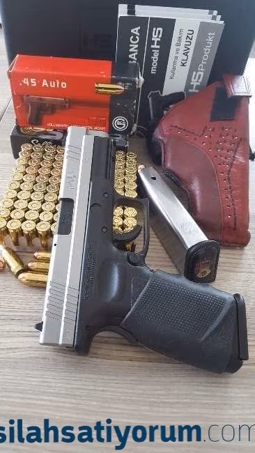 HS 45 ACP 13 +1 SIFIR SİLAH YANINDA 200 MERMİ VERİLECEKTİR