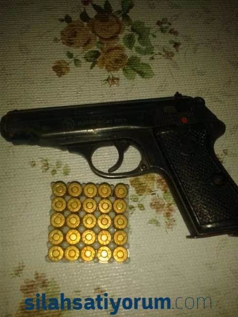 7.65 Silah Satılık KIRIKKALE KISA 9 1 kutu mermi hediye