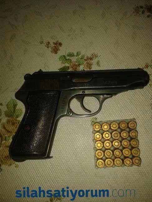 7.65 Silah Satılık KIRIKKALE KISA 9 1 kutu mermi hediye