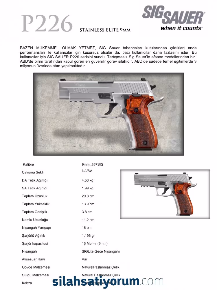 P 226 Elite Stainless